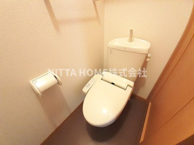 ウィル　ヴェスティージ　弐番館のトイレ|温水洗浄付きのトイレです＊