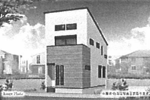 藤沢市石川　新築戸建全2棟　1号棟の外観