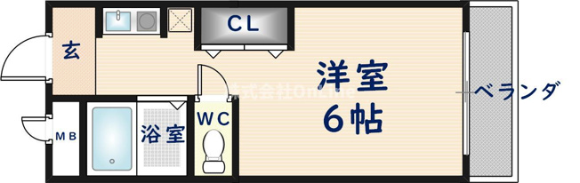 【間取り】 | ベルハイム小阪