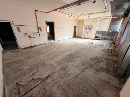 恩地町貸店舗の内装