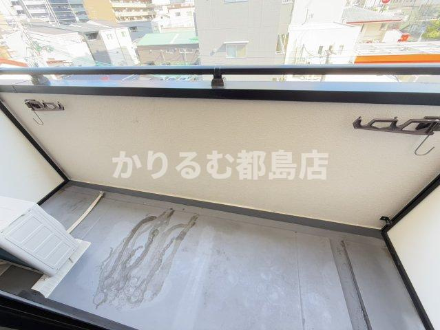 ラフォーレ都島北通のバルコニー