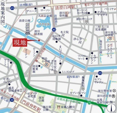 【地図】 | 清澄白河レジデンス伍番館