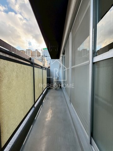 高津ゴールデンハイツのバルコニー