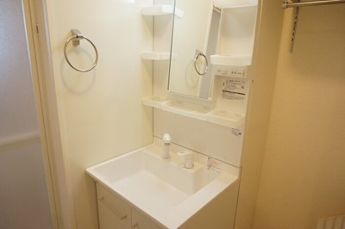 Ｌｏｃｏ☆ＭｏｃｏⅣの洗面所|広い洗面スペース