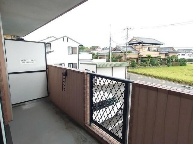 グランコートⅡのバルコニー