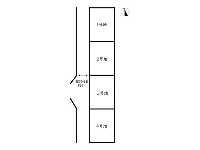 【区画図】 | タマタウン花田町小川／全4棟