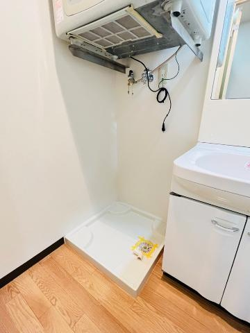 【洗面所】 | パレス・オーシャンビュー | 室内洗濯機置場