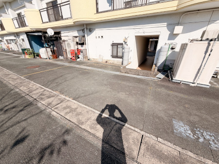 Vタウンの駐車場