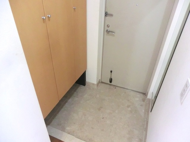 ハイムプラザ北浦和の玄関|★玄関にトールタイプのシューズボックスを設置しています★