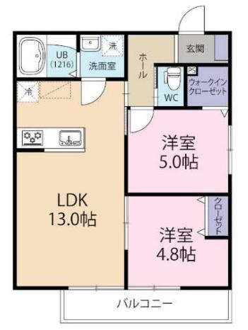 リアライズ箕岡の間取り
