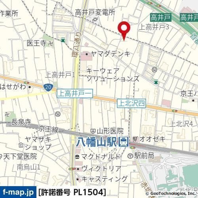 【地図】 | オーク・スクエア八幡山