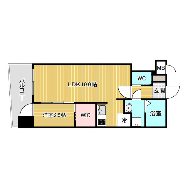 セレニテ西中島アリア弐番館の間取り