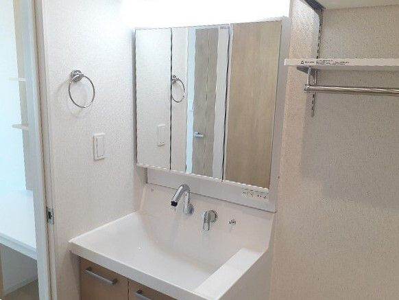 グッディーハウスⅠの洗面所|広い洗面スペース