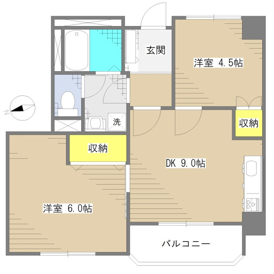 【間取り】 | フォレストハイツ