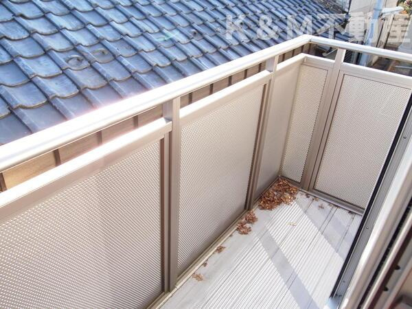 ハピネス・ナカのバルコニー|バルコニー付きです