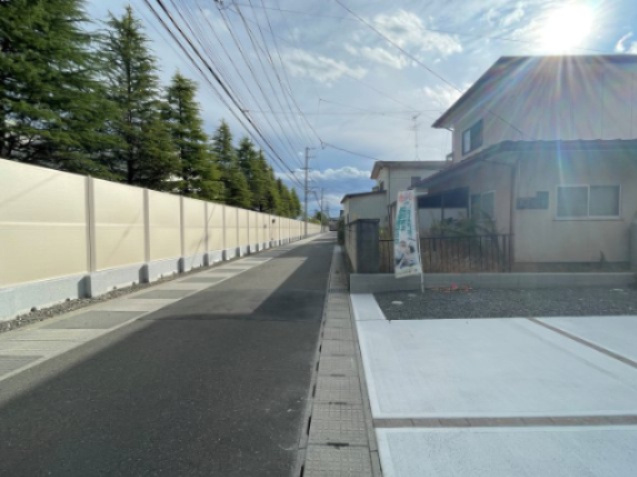 新築戸建・新築建売　郡山市富久山町福原字三斗蒔田【長期優良住宅】行健小・行健中の前面道路含む現地写真|いつでもご案内可能！お気軽にお問い合わせください！