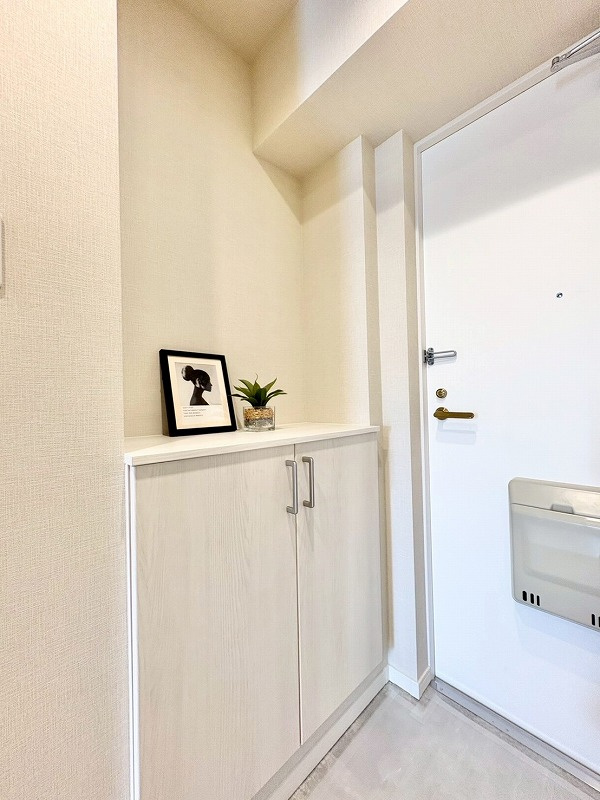 板橋区蓮沼町　メセーヌ　南西角部屋×9階×家具付き　新規リノベーション済の玄関