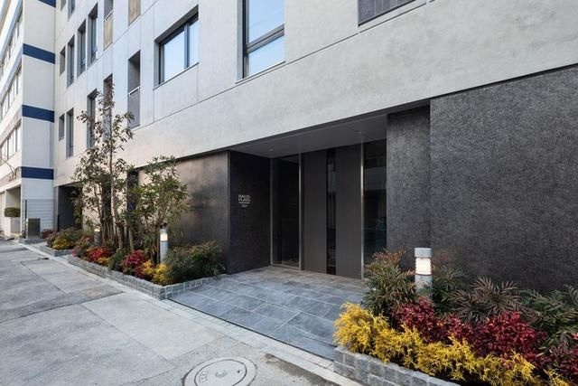 バウスフラッツ日本橋浜町のエントランス