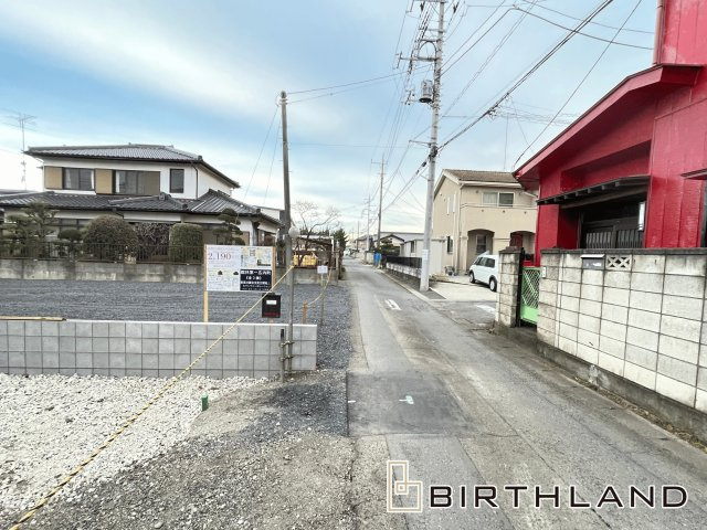 新築戸建・新築建売　館林第1広内町　第一小・第一中の前面道路含む現地写真