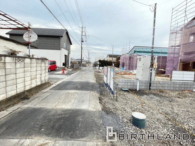新築戸建・新築建売　館林第1広内町　第一小・第一中の前面道路含む現地写真