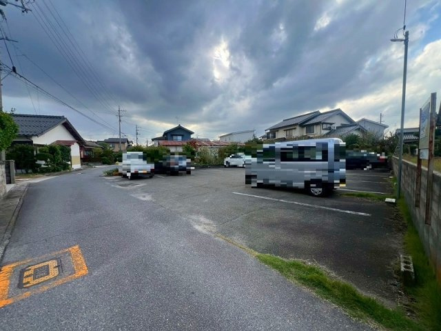 上後藤5丁目駐車場の駐車場|閑静な住宅街の立地です。