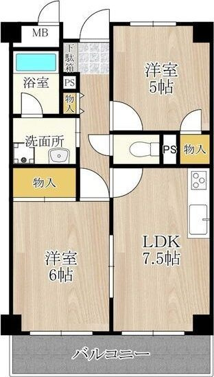 久光マンションの間取り