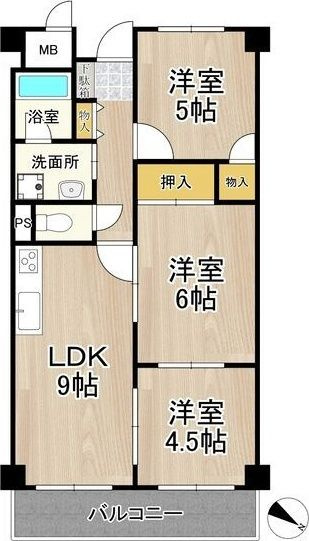 久光マンションの間取り