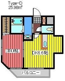 ポルテフォルトゥーナ蕨の間取り