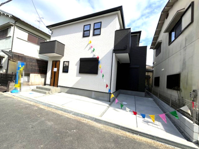 【外観】 | 【20万円ｷｬｯｼｭﾊﾞｯｸ対象物件】ファーストタウン生駒郡第5斑鳩町小吉田  全1棟 1号棟