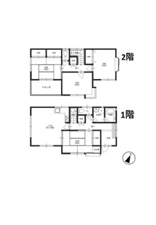【間取り】 | 川口市差間1丁目　中古戸建