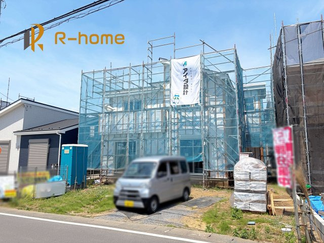 土浦市板谷4丁目25-P1　新築戸建て　9号棟の外観|近隣の同仕様完成物件をご見学いただけます♪