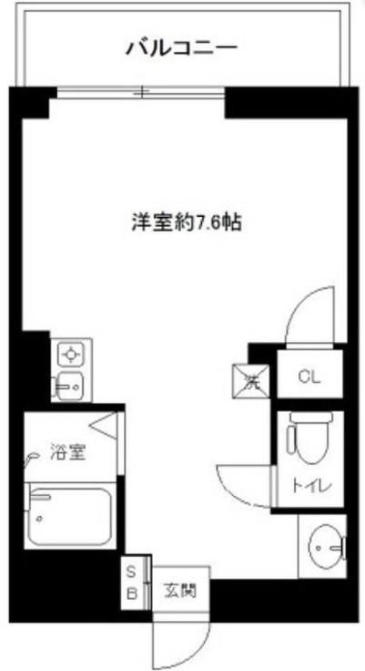 中野区野方６丁目の賃貸マンションの間取り
