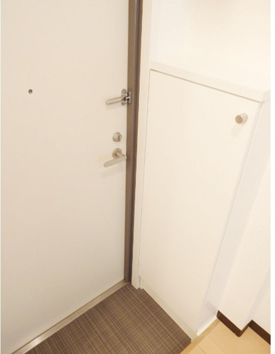 中野区野方６丁目の賃貸マンションの玄関