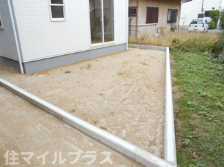 【庭】 | 郡山市富久山町福原新築一戸建て2棟 | お庭でゆったりと過ごせます