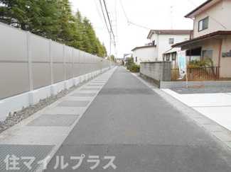 【前面道路含む現地写真】 | 郡山市富久山町福原新築一戸建て2棟 | 前面道路含む現地写真です