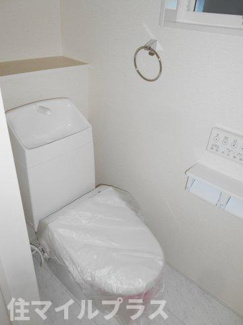 【トイレ】 | 郡山市富久山町福原新築一戸建て2棟 | トイレです