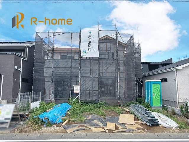 土浦市板谷4丁目25-P1　新築戸建て　11号棟の外観|近隣の同仕様完成物件をご見学いただけます♪