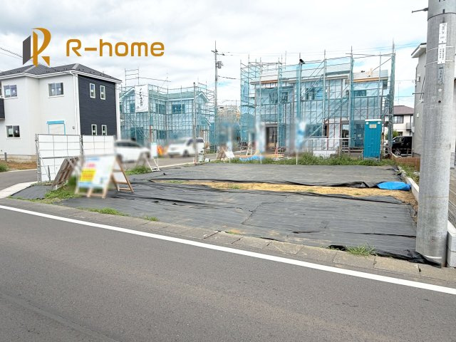 土浦市板谷4丁目25-P1　新築戸建て　13号棟の外観|2026年1月完成予定！近隣の同仕様完成物件をご見学いただけます♪