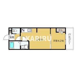 ＡＬＥＧＲＩＡ鶴見区今津の間取り
