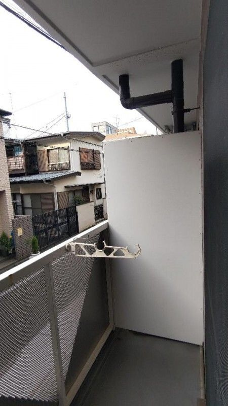 ウイングッド下馬のバルコニー