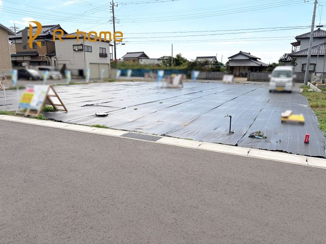 土浦市板谷4丁目25-P1　新築戸建て　16号棟の外観|2026年1月完成予定！近隣の同仕様完成物件をご見学いただけます♪