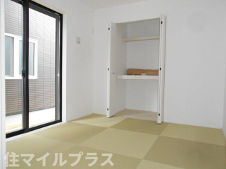 【和室】 | 郡山市菜根3丁目新築一戸建て1棟 | 明るい和室です