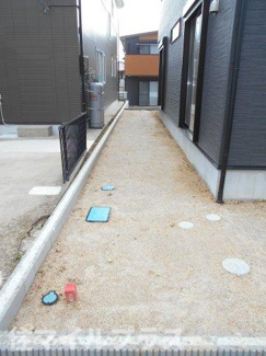 【庭】 | 郡山市菜根3丁目新築一戸建て1棟 | お庭でゆったりと過ごせます