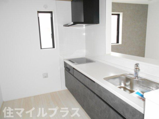 【キッチン】 | 郡山市菜根3丁目新築一戸建て1棟 | キッチンでお料理をお楽しみください