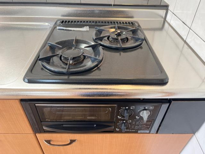 【キッチン】 | グランドソレーユⅡ | ガスコンロ