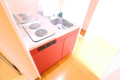 【キッチン】 | レオパレスＢＲＩＧＨＴＥＮ | 物件同タイプの写真です。家電家具無しの部屋となります。
