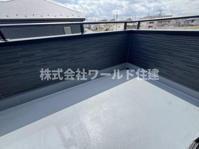 あきる野市瀬戸岡第4期のバルコニー