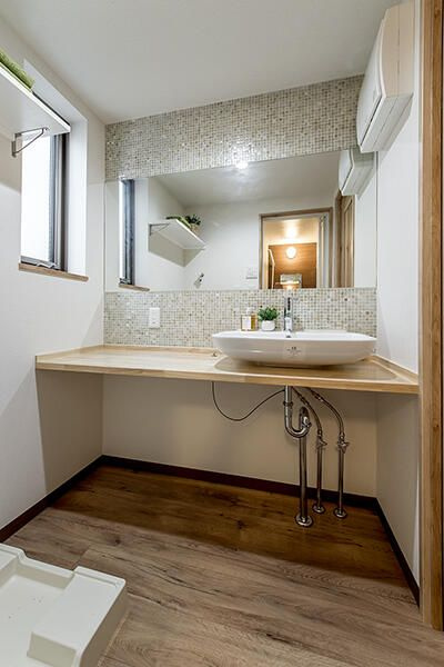 ソレイユの独立洗面台