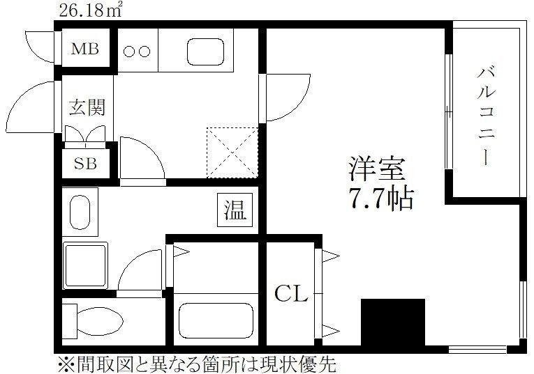 セルクル北方の間取り