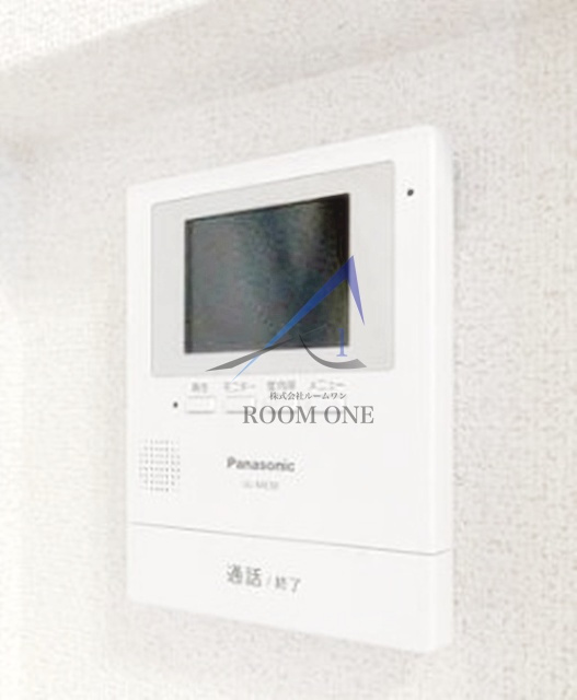 グリシーヌ成城のセキュリティ|モニター付きインターホンです。